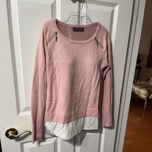 Ivanka Trump pink acrylic small sweater
